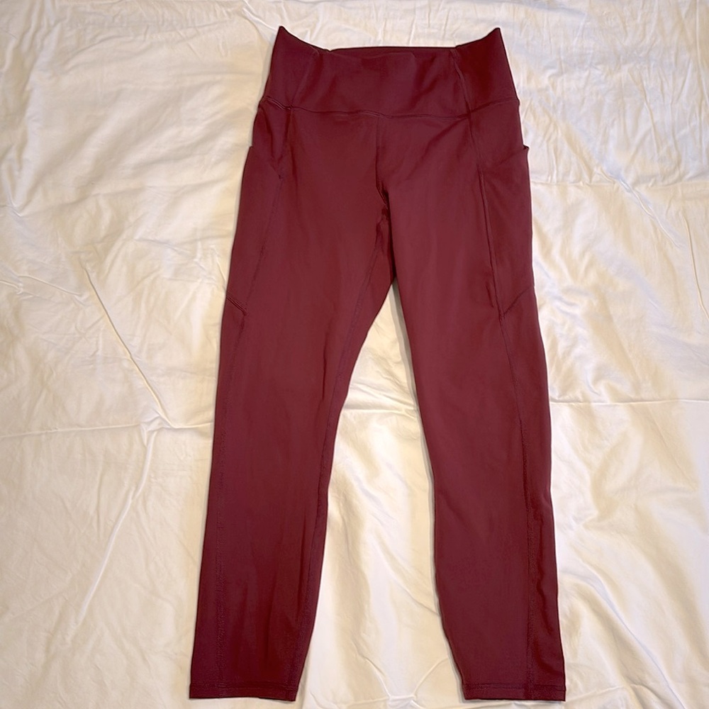 Fabletics PureLuxe legging. Beautiful maroon color! Size Small.